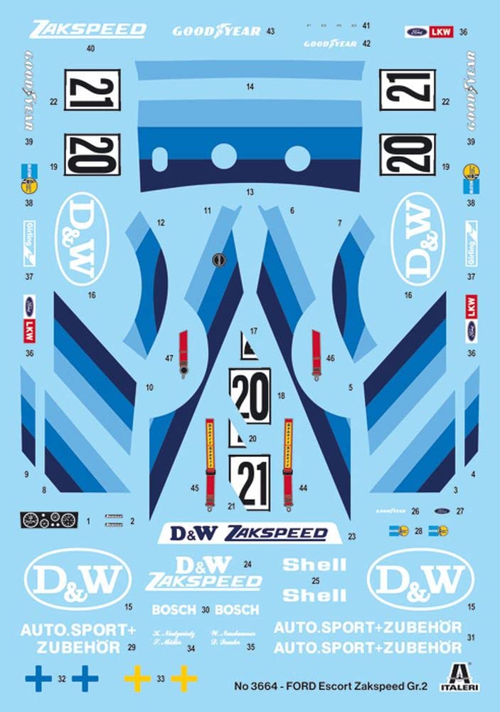 Amazon | イタレリ 1/24 フォード・エスコート ザクスピード Gr.2